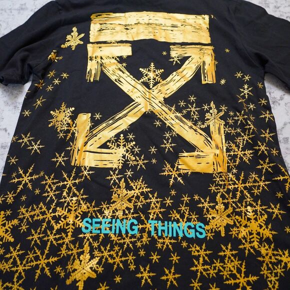 Off-White Seeing Things Snowflake Shirt – Men’s Small - Picture 3 of 6